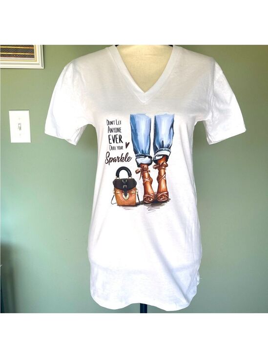 Tops - New Don’t Let Anyone Dull Your Sparkle T-Shirt Size Small